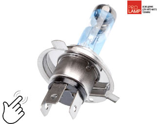 Галогеновые лампы Optima Xtreme H4 +130% light 4200K