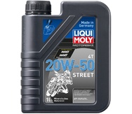 LIQUI MOLY Motorbike 4T 20W-50 Street — Минеральное моторное масло для 4-тактных мотоциклов 1 л.