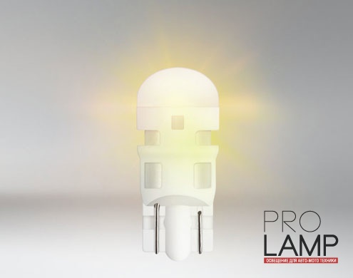 Светодиодные лампы Osram W5W YELLOW - 2827DYP-02B — Pro Lamp LEDrivingSL W5W 2827DYP 02B 3