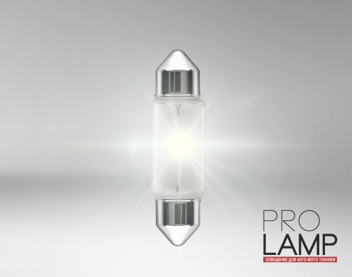 Галогеновые лампы Osram Original Line C5W 36 мм - 6418-02B — 724840 ORIGINAL C5W 6418 4